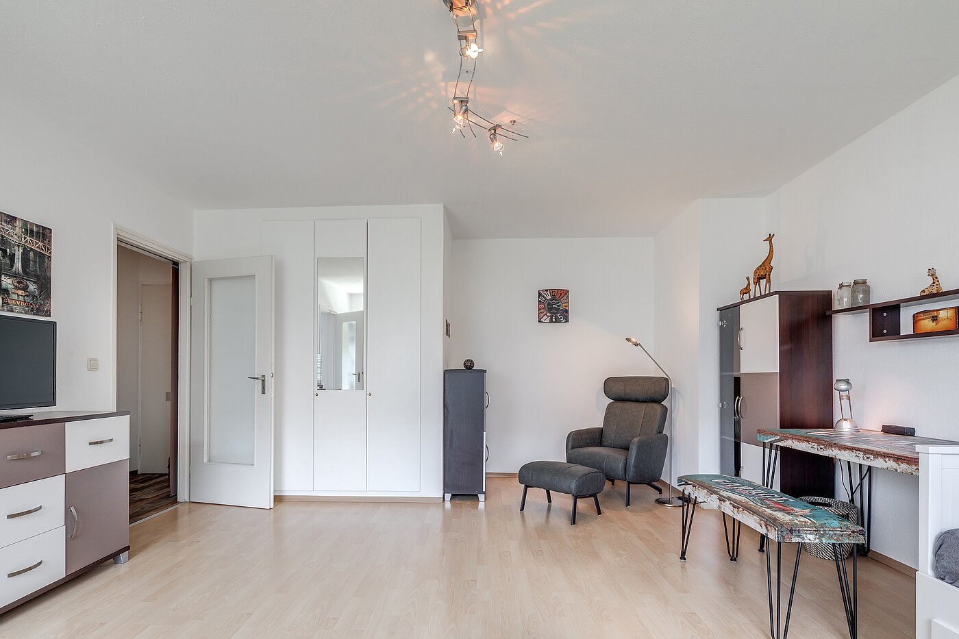 フラット 部屋数 1 部屋 | München | 70456 | Wohnzimmer