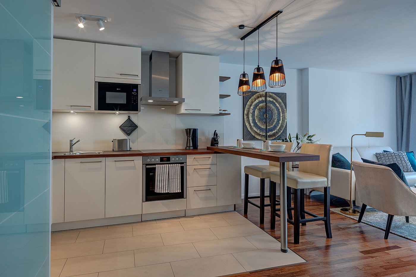 フラット 部屋数 2 部屋 | München-Schwabing | 70434 | Offene Küche mit...