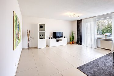 Stockdorf：緑豊かな環境でありながら都市にも近い、趣味の良い3.5部屋のアパート