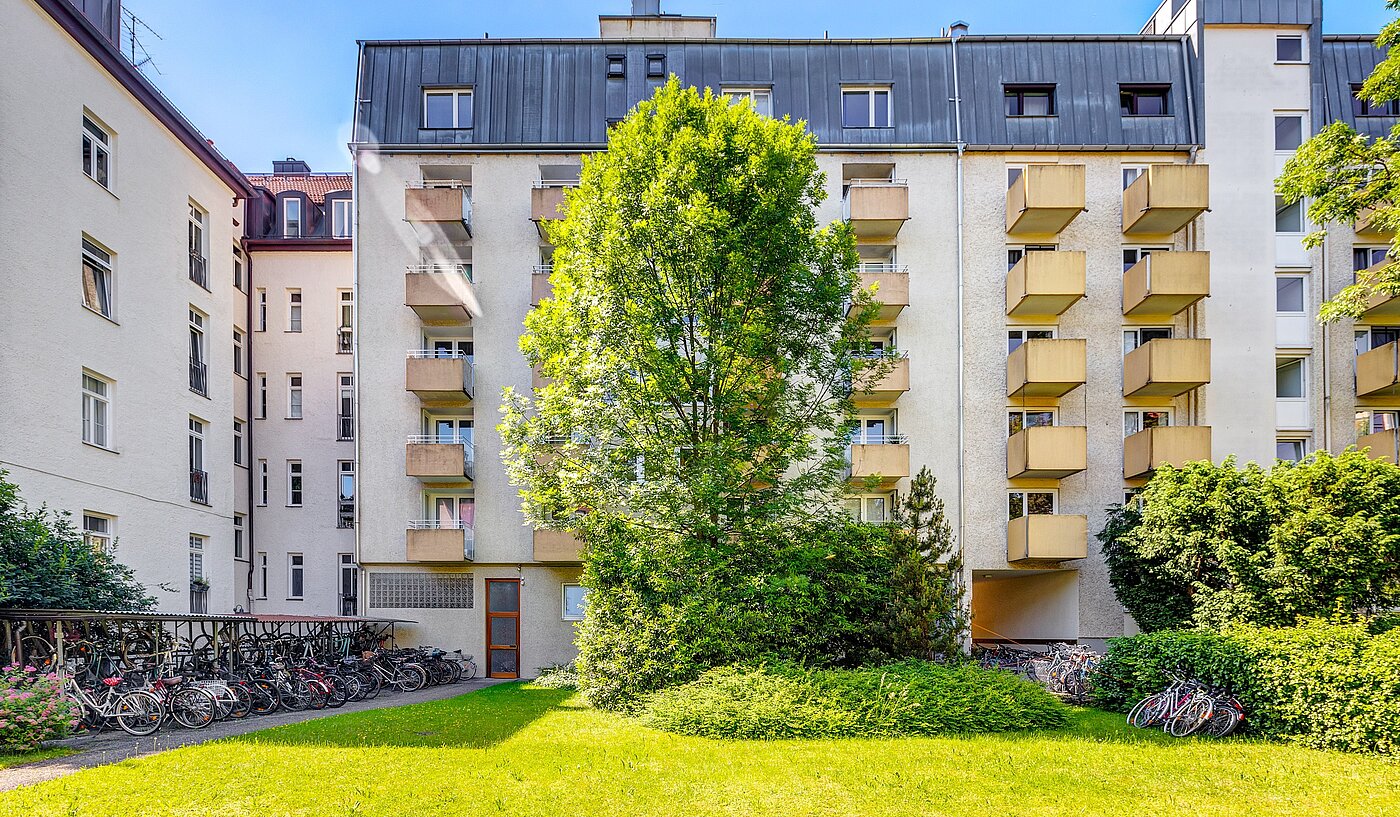 フラット 部屋数 1 部屋 | München-Schwabing | 2210ML3 | ...Gartenansicht