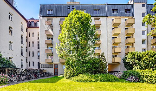 フラット 部屋数 1 部屋 | München-Schwabing | 2210ML3 | ...Gartenansicht