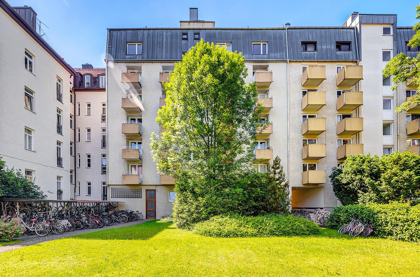 フラット 部屋数 1 部屋 | München-Schwabing | 2210ML3 | ...Gartenansicht