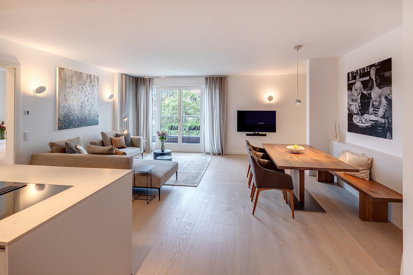 フラット 部屋数 3 部屋 | 70046 | ...und Zugang zur Terrasse