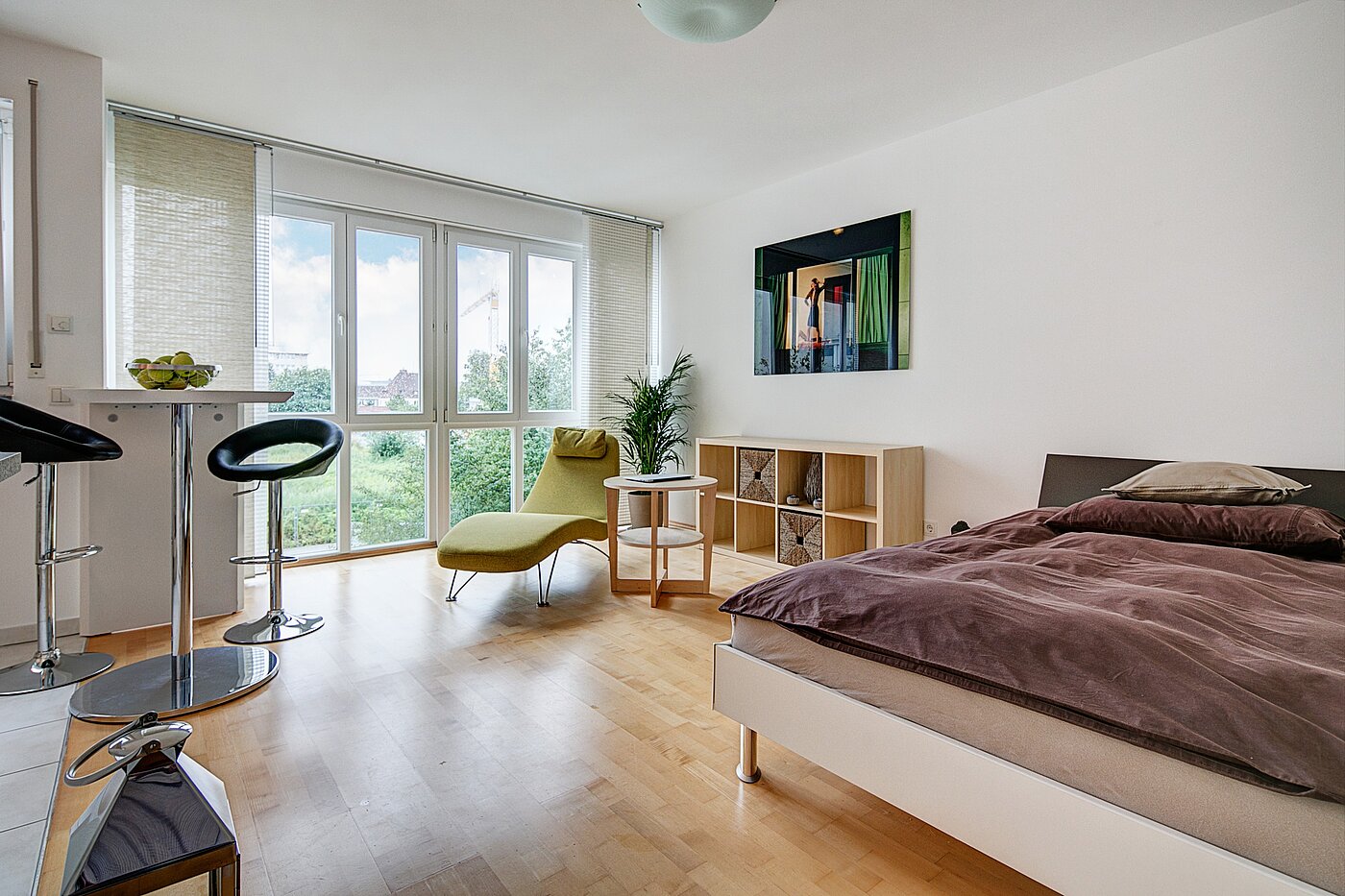 フラット 部屋数 1 部屋 | München-Thalkirchen | 1705ML8 | Wohnbereich