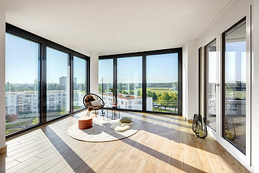 Obersendling: アルペングリューエンの3ルームフラット。