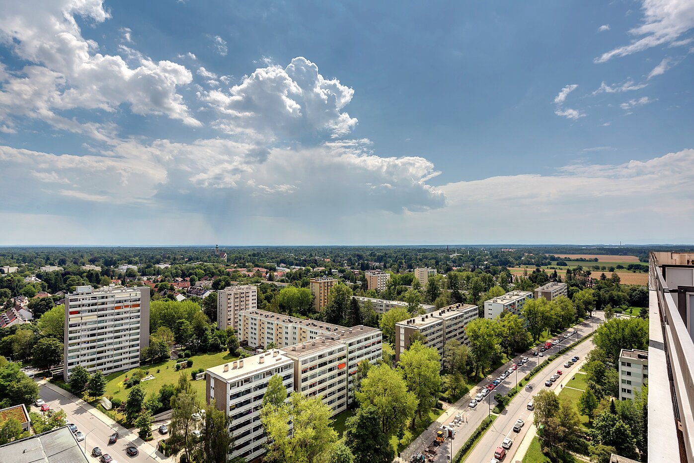 フラット 部屋数 1 部屋 | München-Forstenried | 2111ML1 | Ost-Süd Aussicht