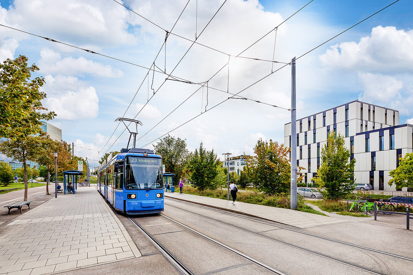 フラット 部屋数 2 部屋 | München-Schwabing | 70153 | Trambahnhaltestelle innerhalb der Pakstadt
