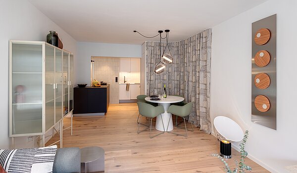 フラット 部屋数 2 部屋 | München-Isarvorstadt | 70459 | Offener Essbereich