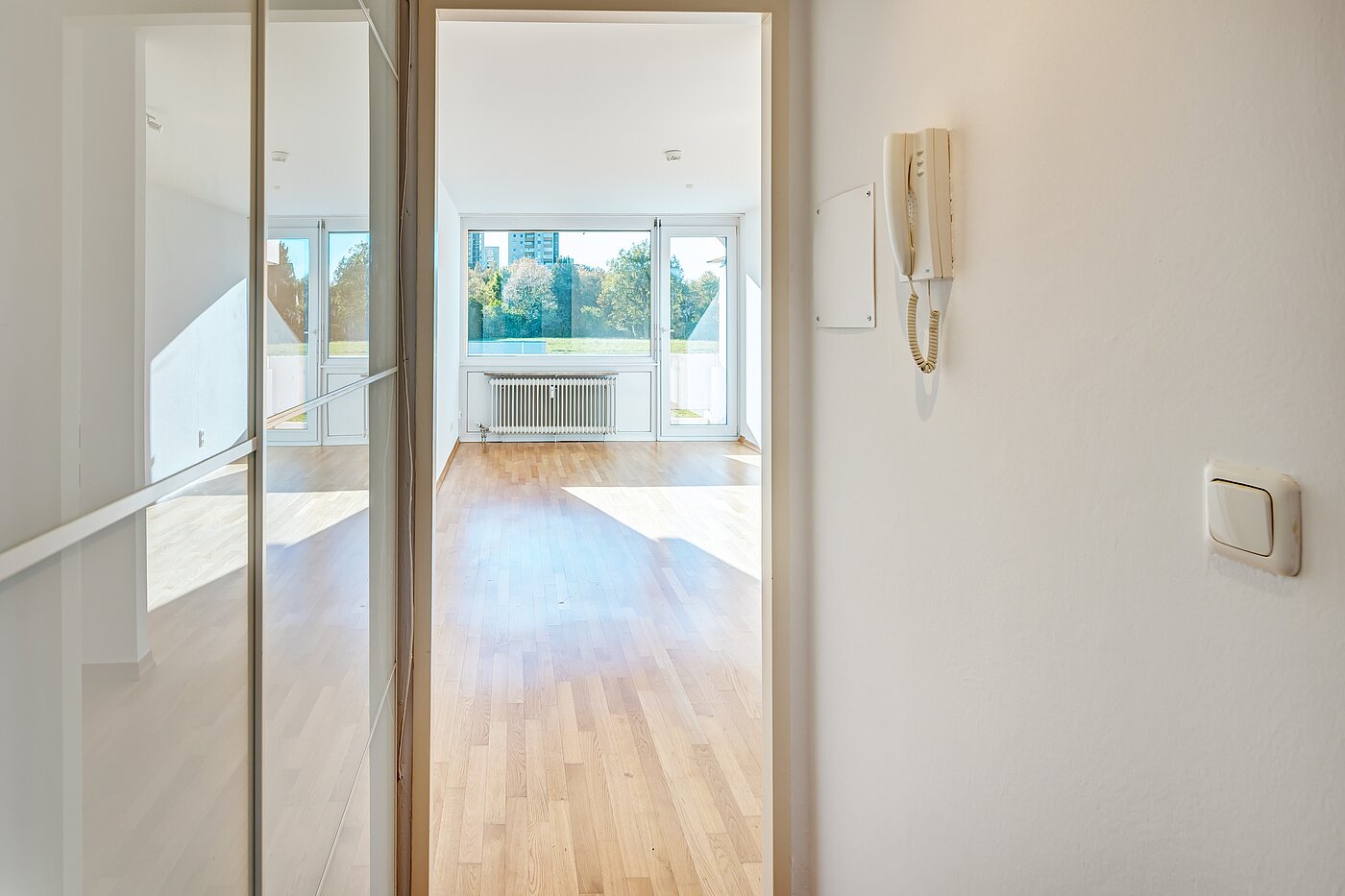 Apartment 部屋数 2 部屋 | München-Feldmoching | 70466 | Flur vom Eingang kommend