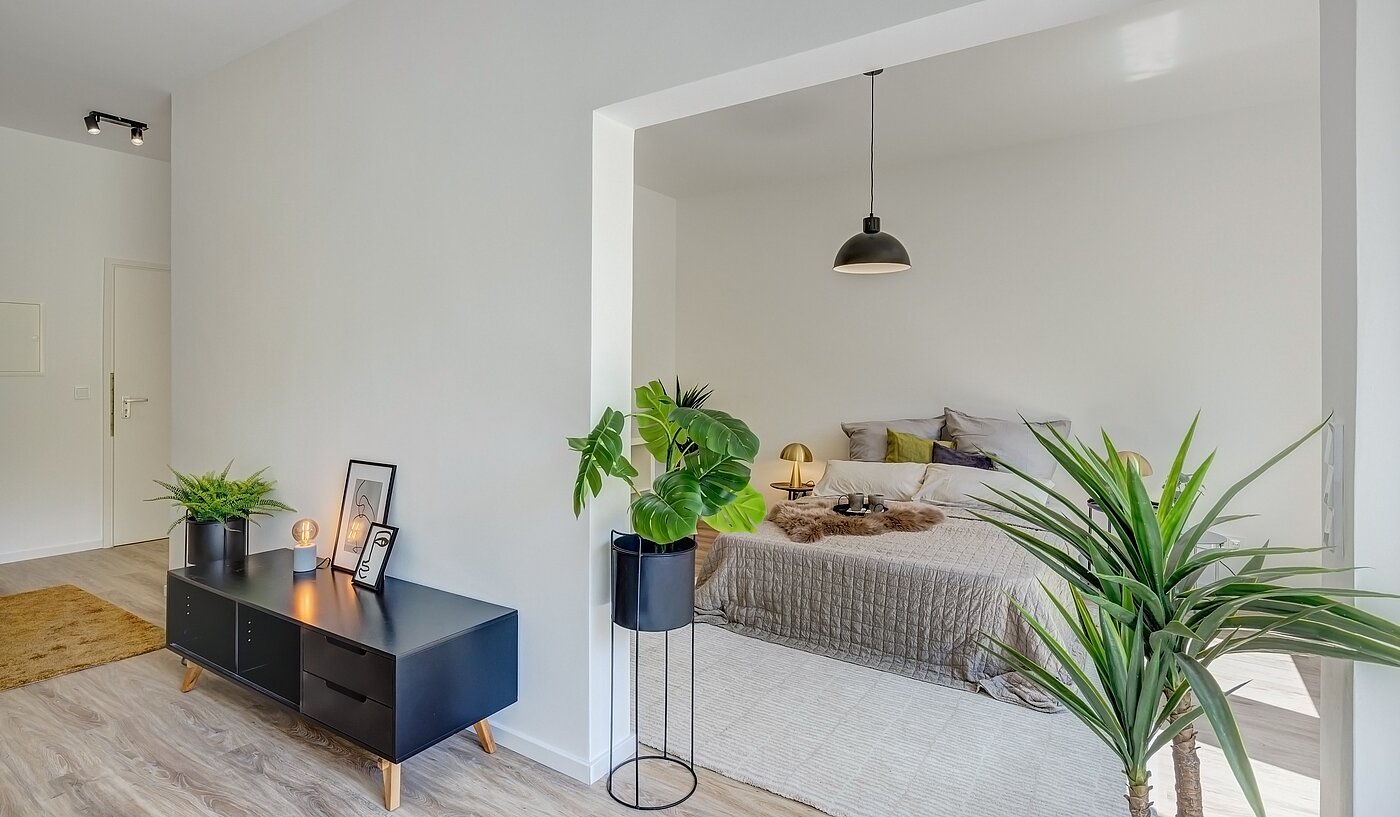 フラット 部屋数 2.5 部屋 | München-Obermenzing | 700191 | Blickrichtung Schlafzimmer