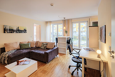 Schwabing-West: シックな2ルームフラット。