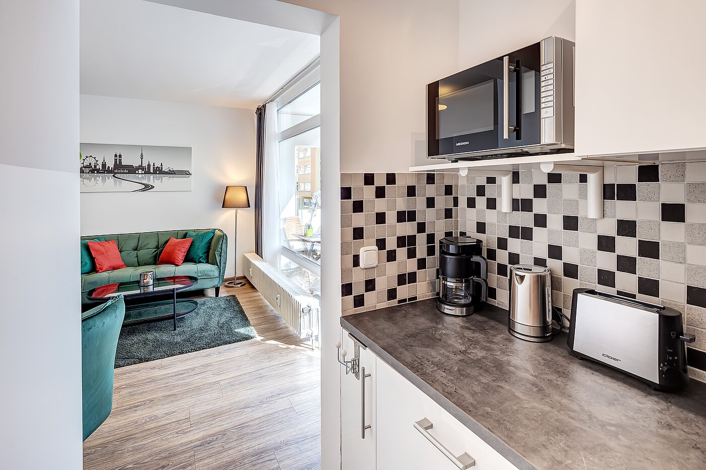 フラット 部屋数 1 部屋 | München-Ludwigsvorstadt | 70176 | ...mit allen Elektrogeräten