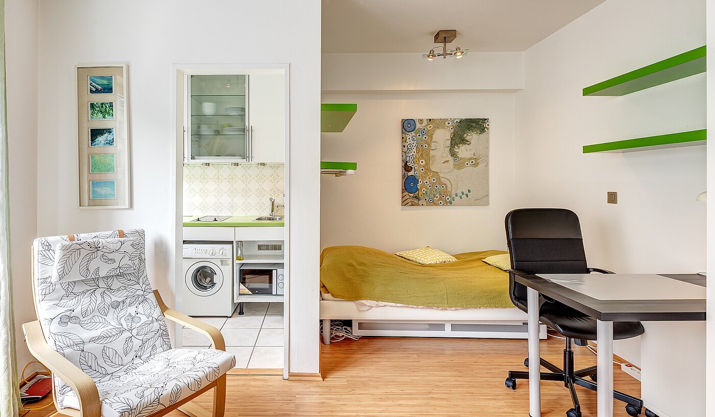 Apartment 部屋数 1 部屋 | München-Haidhausen | 70242 | Schlafen