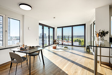 Obersendling: アルペングリューエンの3ルームフラット。