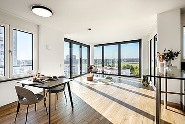 Obersendling：アルプスの夕焼けに映える高級3LDKマンション - 空室あり