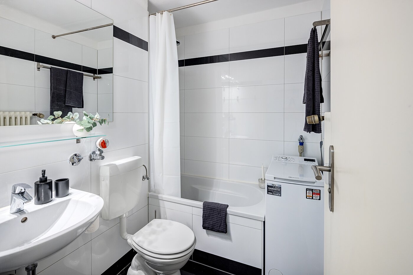 フラット 部屋数 2 部屋 | München-Bogenhausen | 70142 | Bad mit Waschmaschine