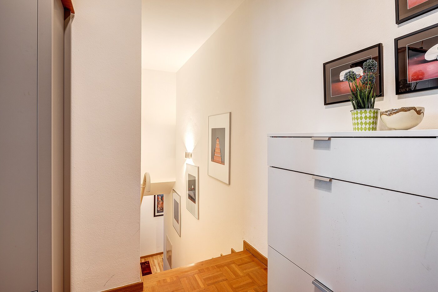 メゾネット・マンション（複数階にわたるマンション） 部屋数 3 部屋 | München-Lehel | 2209ML5 | Treppe von der Diele...