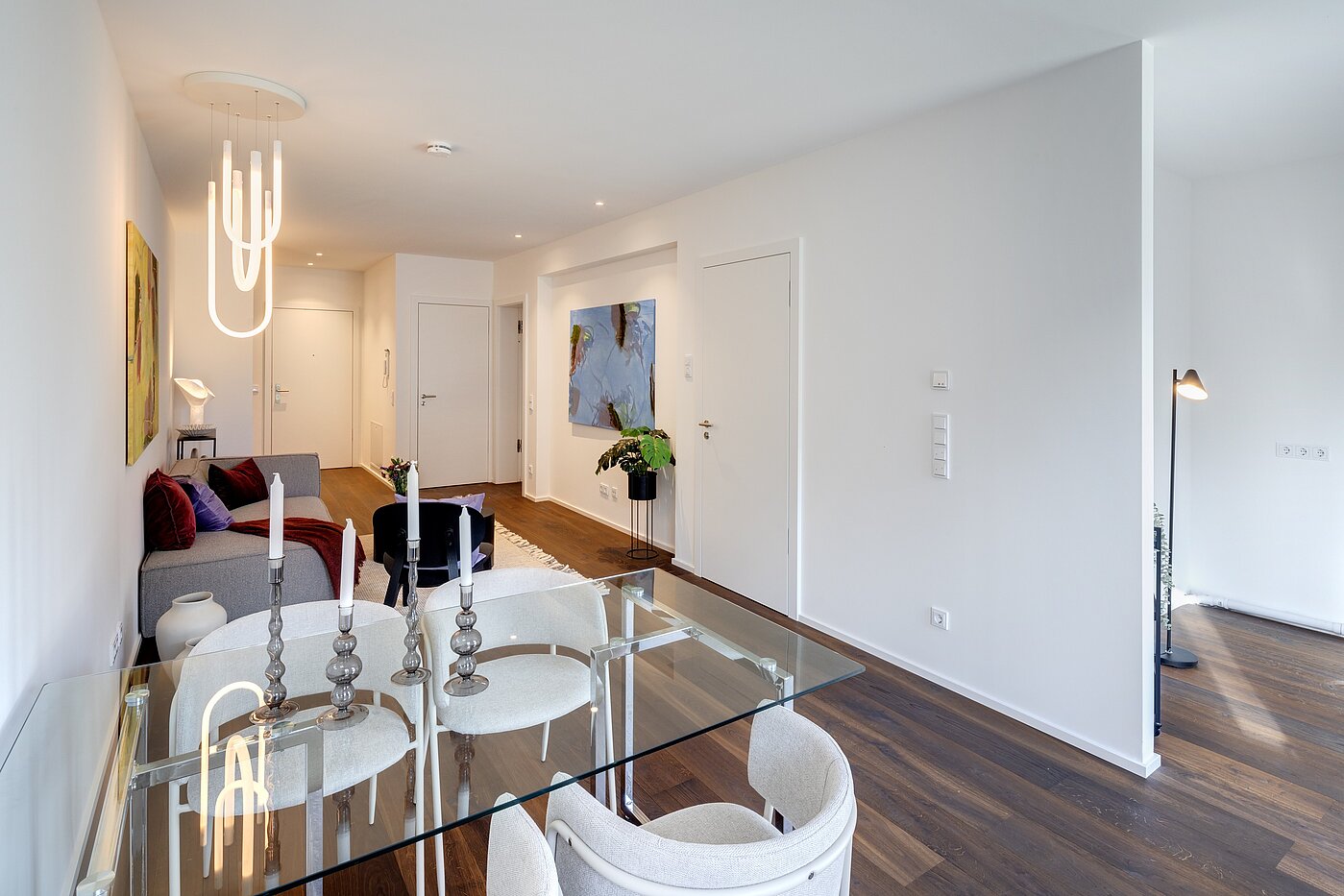 Terrassenwohnung 部屋数 2 部屋 | München-Harlaching | 70372 | Einladender Essplatz