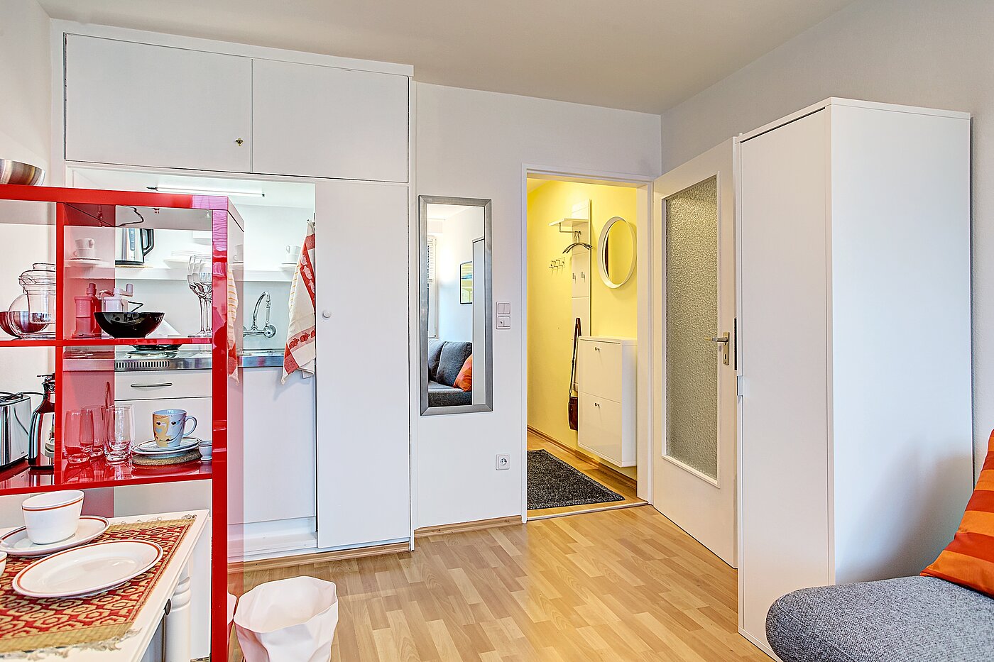 Apartment 部屋数 1 部屋 | München-Ludwigsvorstadt | 70469 | Blick zur Diele...