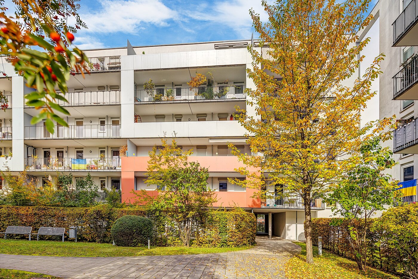 フラット 部屋数 2.5 部屋 | München-Schwanthalerhöhe | 2210ML2 | Innenhof Ansicht