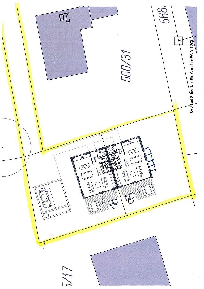 一戸建て 部屋数 5 部屋 | Germering | 1712AK1 | Planung mit 2 DHH
