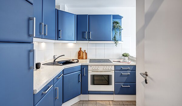 フラット 部屋数 3 部屋 | München-Schwabing | 2202ML12 | Die Küche, ein Blickfang...