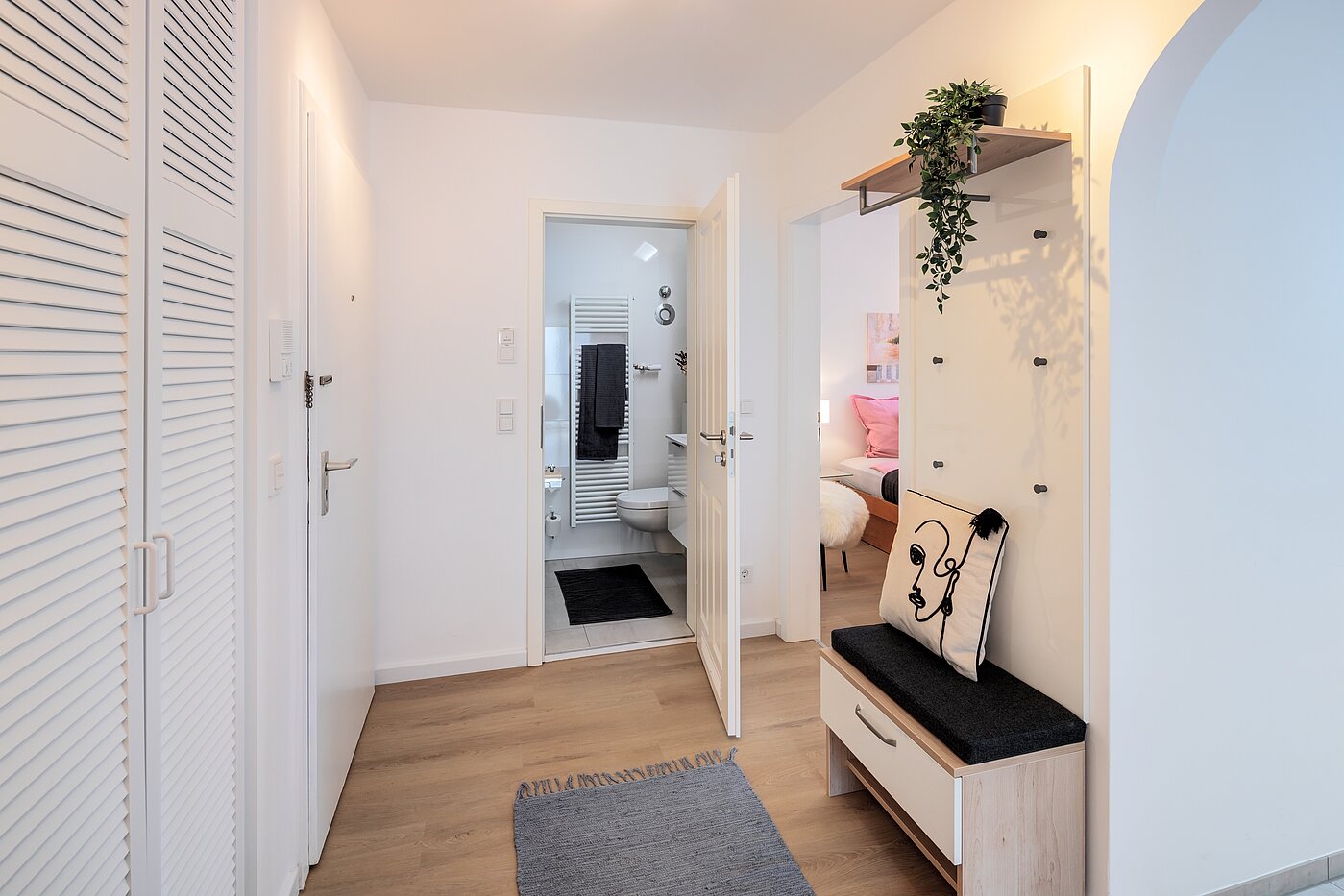 フラット 部屋数 2 部屋 | München-Sendling-Westpark | 704131 | Flur mit Zugang