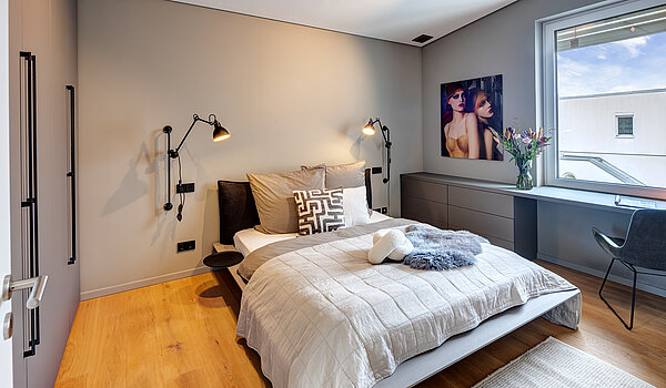 Penthouse 部屋数 2 部屋 | München-Maxvorstadt | 704271 | Schlafzimmer mit...