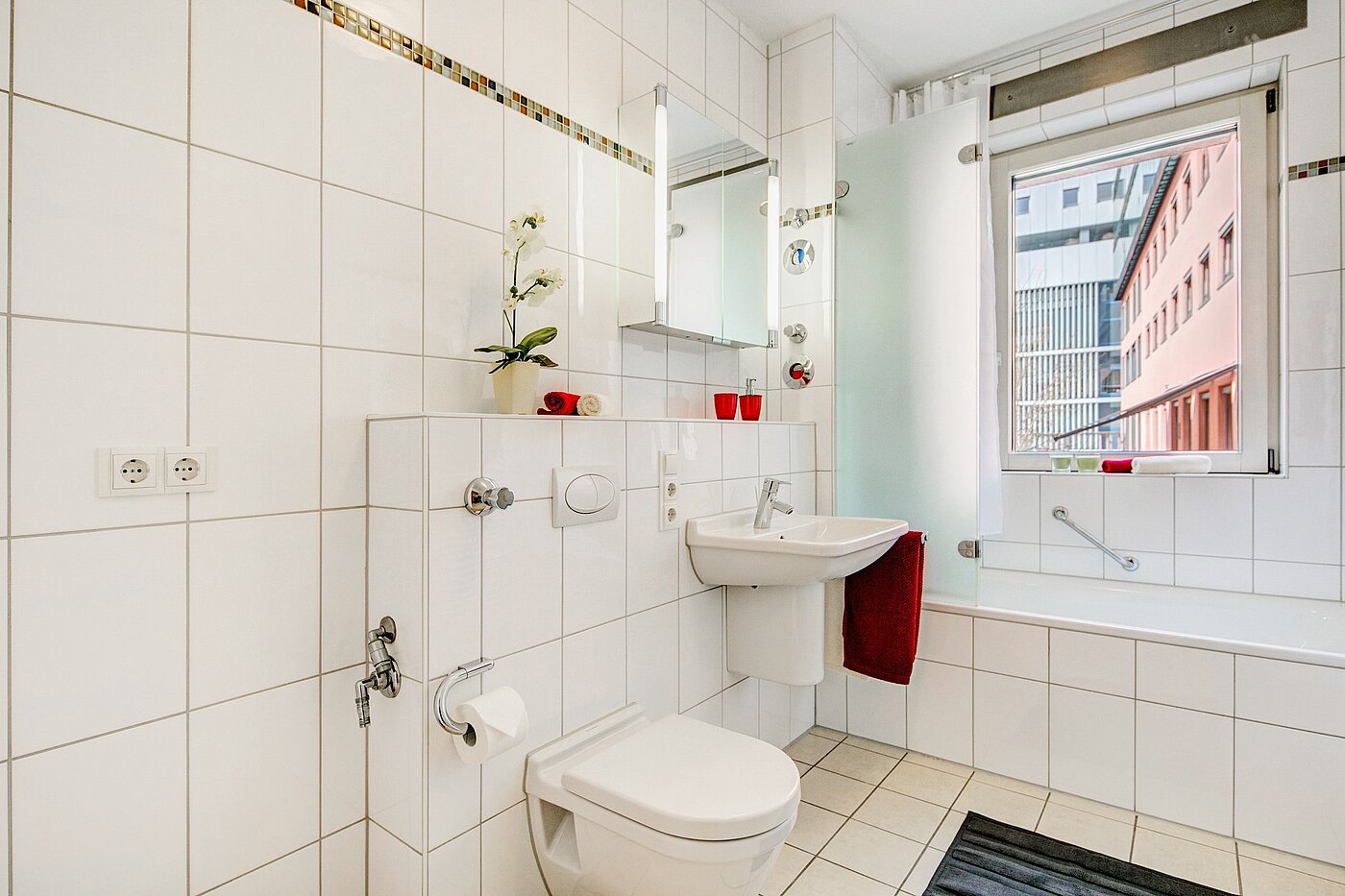 フラット 部屋数 1.5 部屋 | München-Schwabing | 70392 | Badezimmer