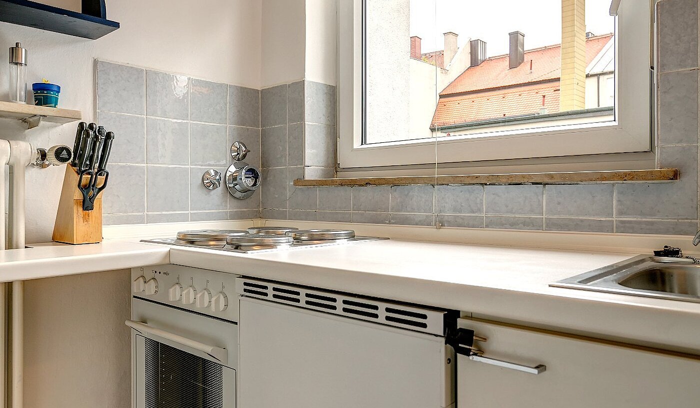 フラット 部屋数 1 部屋 | München-Schwabing | 2106ML1 | Separate Küche mit ...