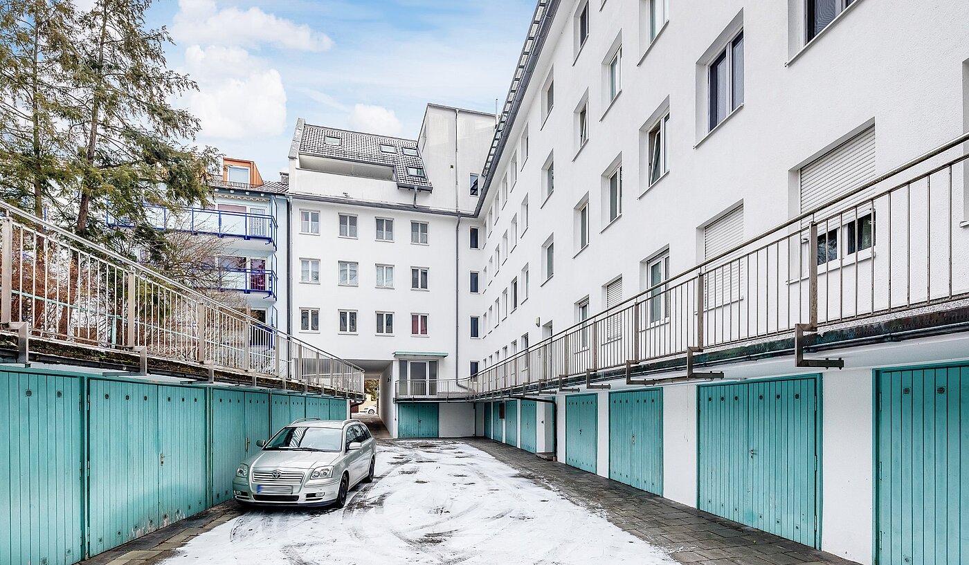 フラット 部屋数 1 部屋 | München-Milbertshofen | 2101ML2 | Ruhiger Innenhof