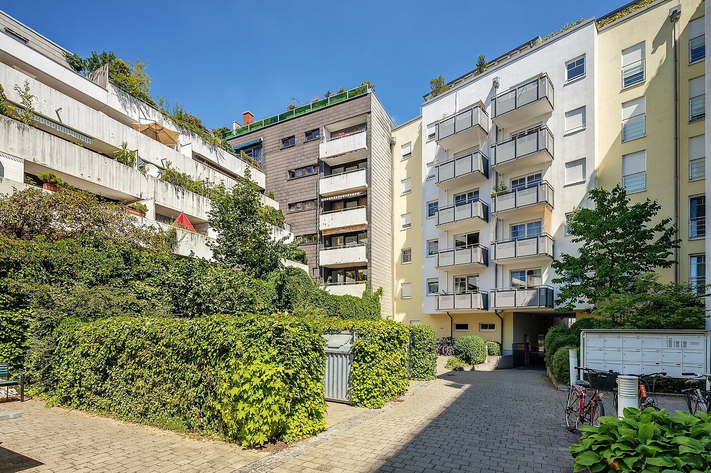 フラット 部屋数 1 部屋 | München-Schwabing | 2007ML2 | Hofseite