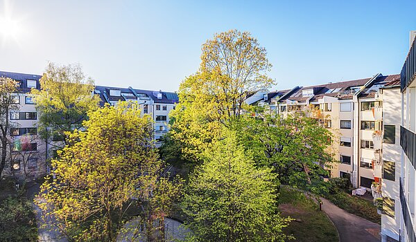 Apartment 部屋数 1.5 部屋 | München-Bogenhausen | 70378 | ...mit Blick ins Grüne