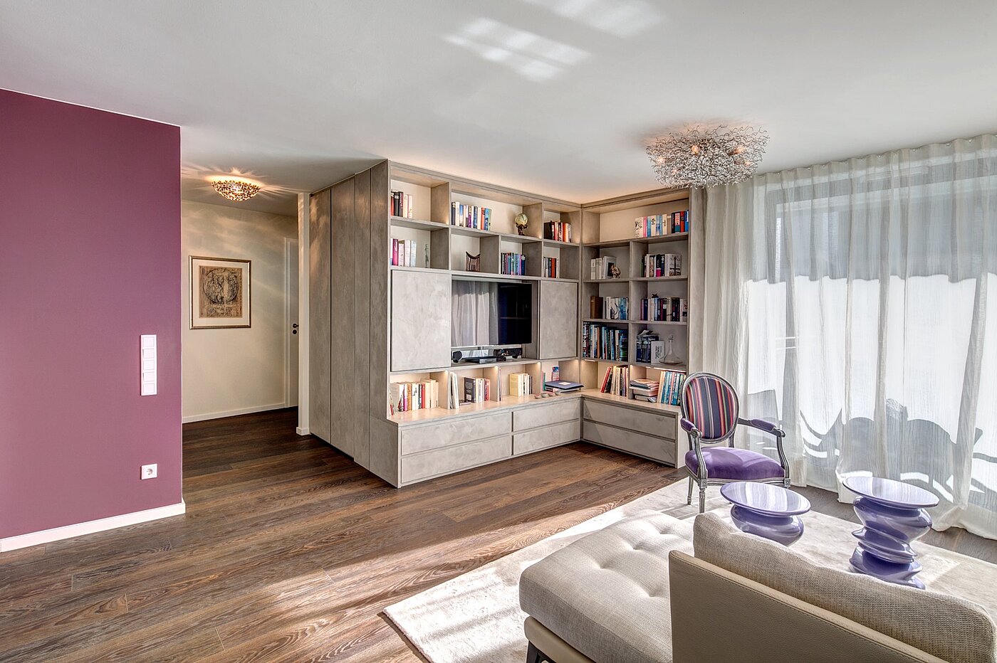 フラット 部屋数 3 部屋 | München-Schwabing | 1511ML1 | Wohnzimmer