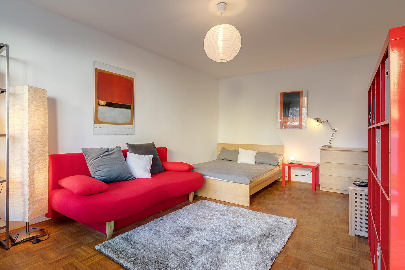 フラット 部屋数 1 部屋 | München-Neuhausen | 2301ML8 | Gemütlicher Wohn- Schlafbereich