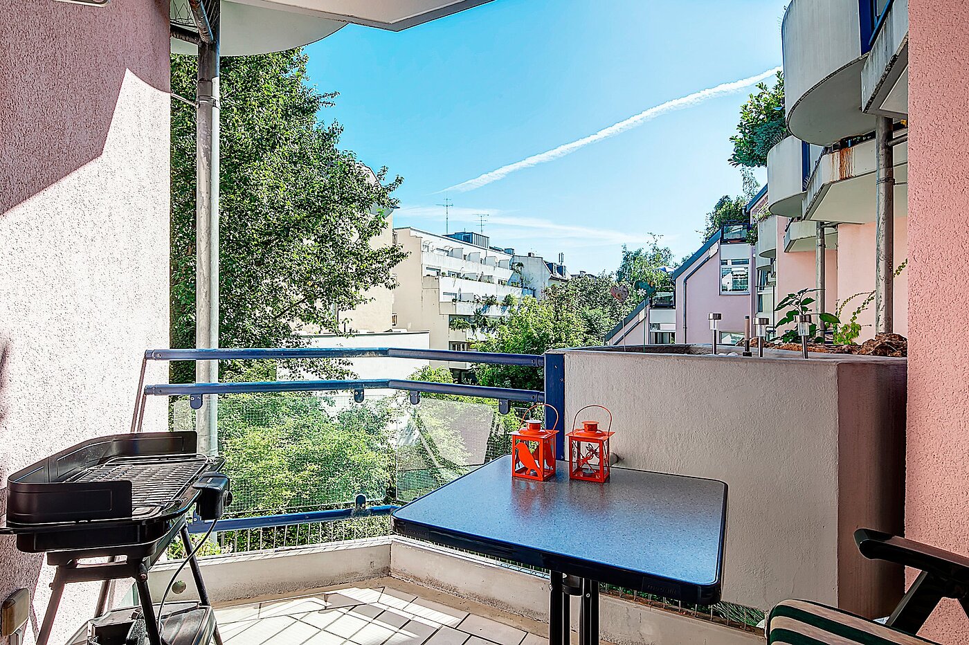 フラット 部屋数 2 部屋 | München-Nymphenburg | 1809ML2 | Zugang zum Westbalkon
