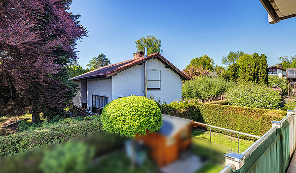 フラット 部屋数 3.5 部屋 | Bad Aibling | 70442 | Blick vom Westbalkon