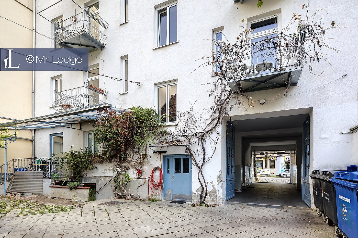 フラット 部屋数 2.5 部屋 | München-Haidhausen | 1710D2 | Hausrückseite