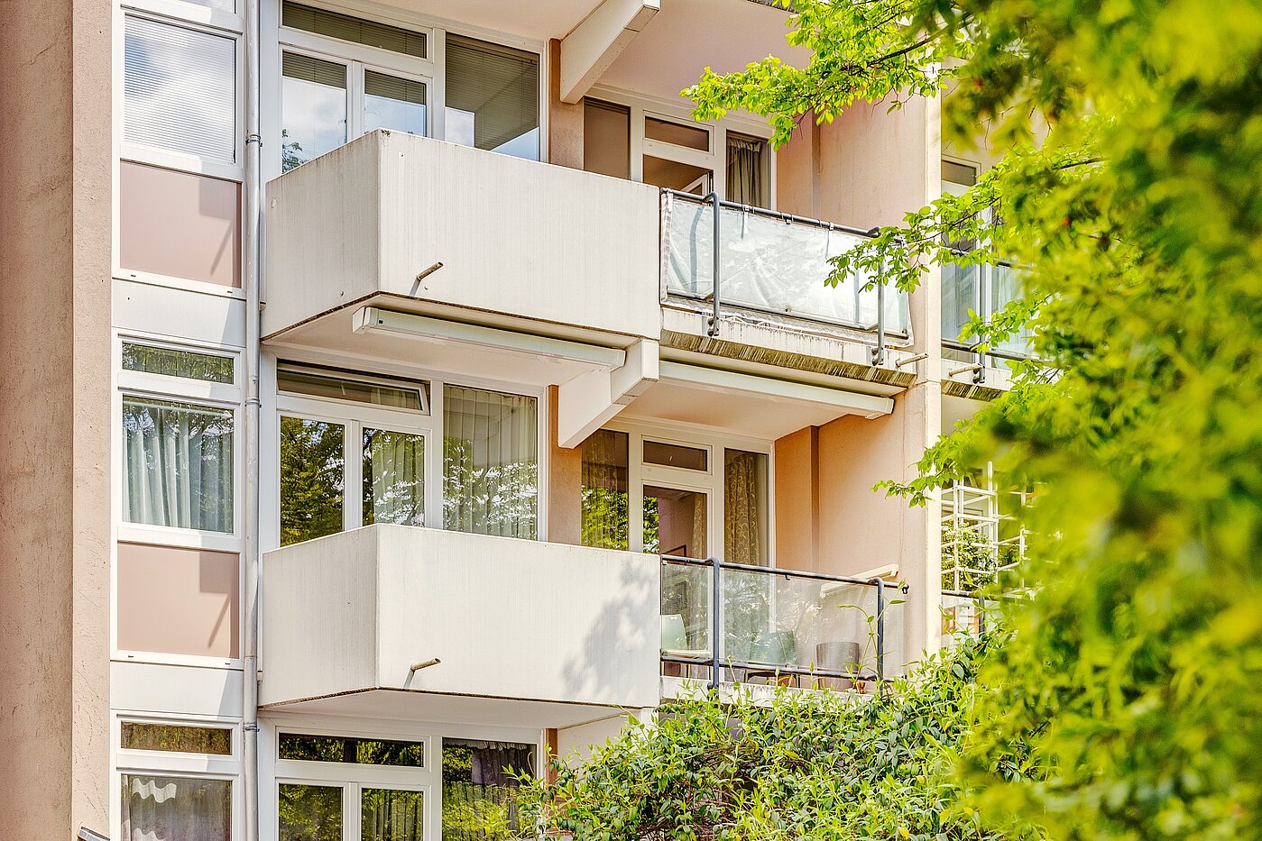 フラット 部屋数 2.5 部屋 | München-Nymphenburg | 2204ML61 | Ansicht vom Innenhof aus