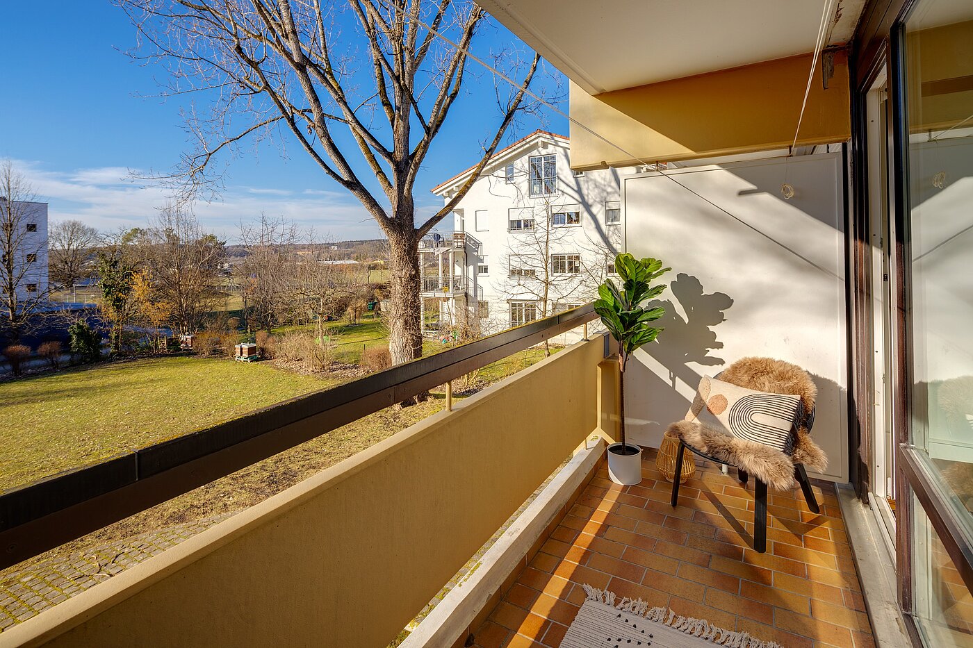 フラット 部屋数 1 部屋 | Herrsching am Ammersee | 2302ML2 | Westbalkon mit Aussicht