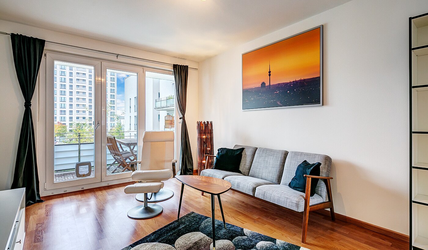 フラット 部屋数 2.5 部屋 | 70020 | Wohnzimmer