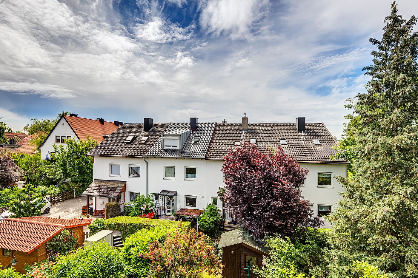 センターハウス 部屋数 4 部屋 | Maisach | 70125 | Ausblick vom Balkon