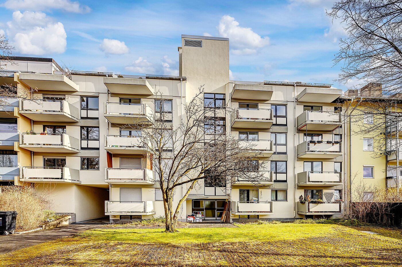 フラット 部屋数 1 部屋 | München-Milbertshofen | 2112ML4 | Gartenansicht