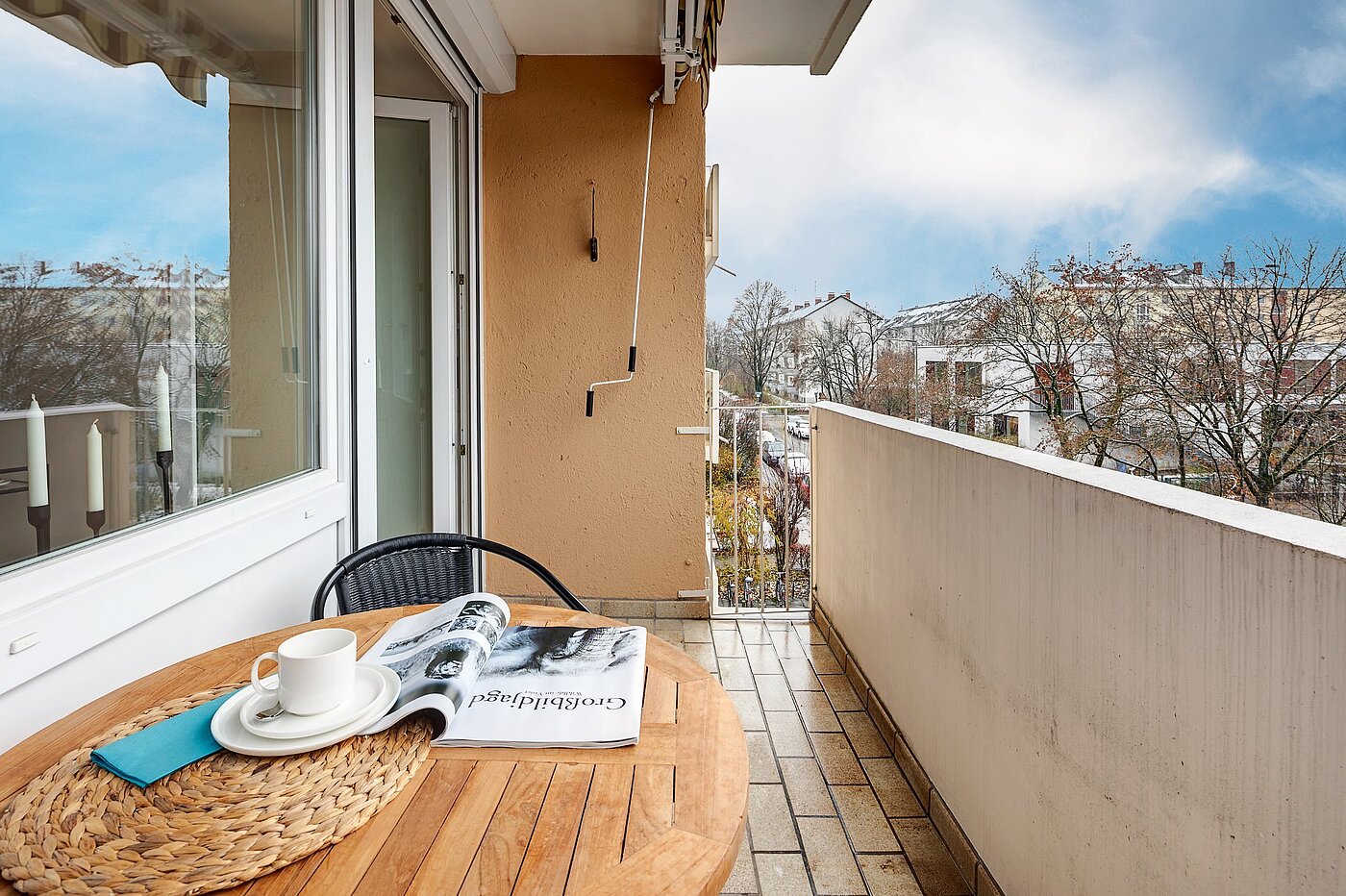 フラット 部屋数 2 部屋 | München-Sendling-Westpark | 1811ML1 | .. mit Markise