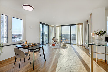 Obersendling: アルペングリューエンの3ルームフラット。