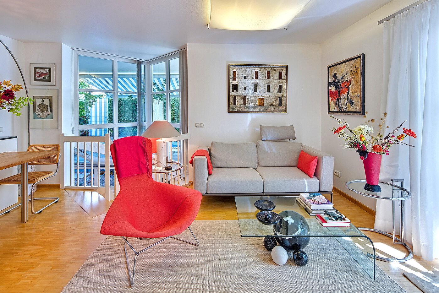 フラット 部屋数 2 部屋 | München-Obermenzing | 70280 | Wohnbereich