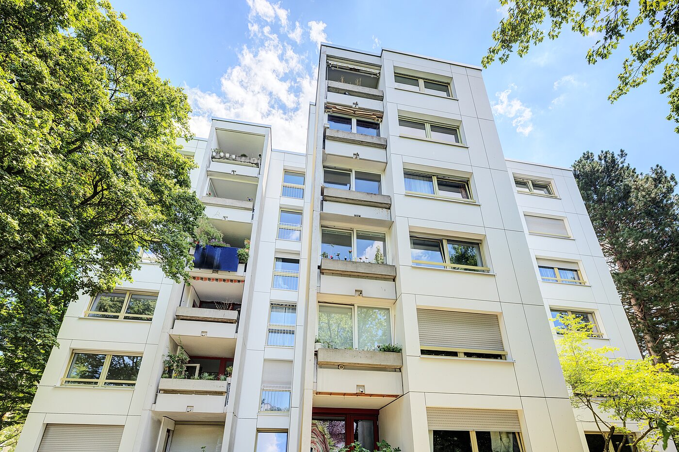 フラット 部屋数 2 部屋 | München-Hadern | 704101 | Außenansicht Richtung Wintergarten