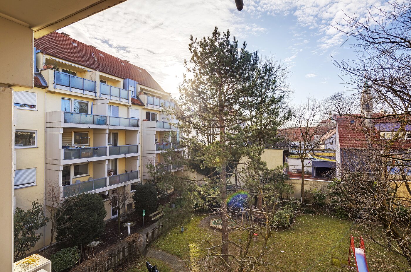 フラット 部屋数 3 部屋 | München-Sendling | 1712ML3 | Balkonaussicht