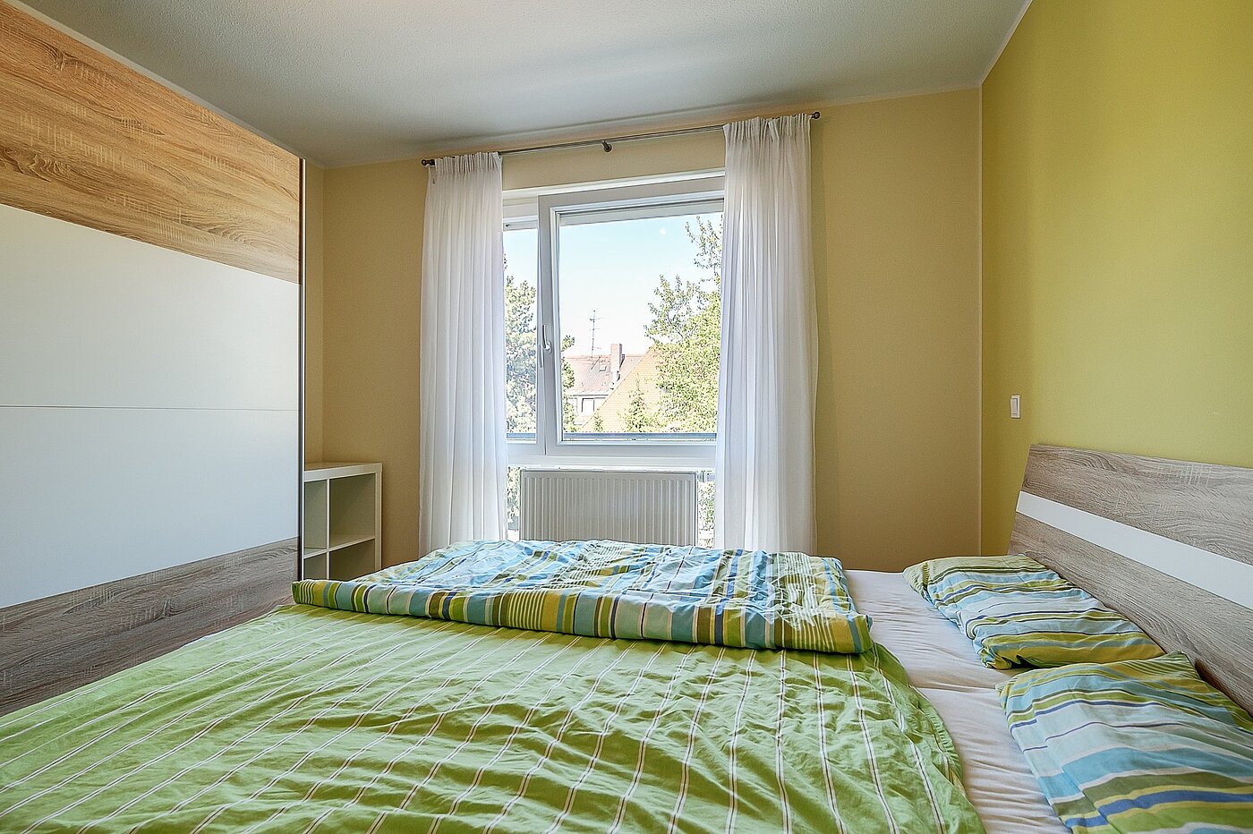 フラット 部屋数 2 部屋 | München-Milbertshofen | 2004ML3 | Schlafzimmer mit Stellfläche