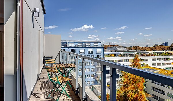 Apartment 部屋数 1 部屋 | München-Schwabing | 70376 | Großer Balkon